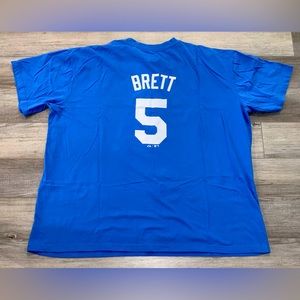 MLB BASEBALL KANSAS CITY ROYALS GEORGE BRETT JERSEY SHIRT RARE